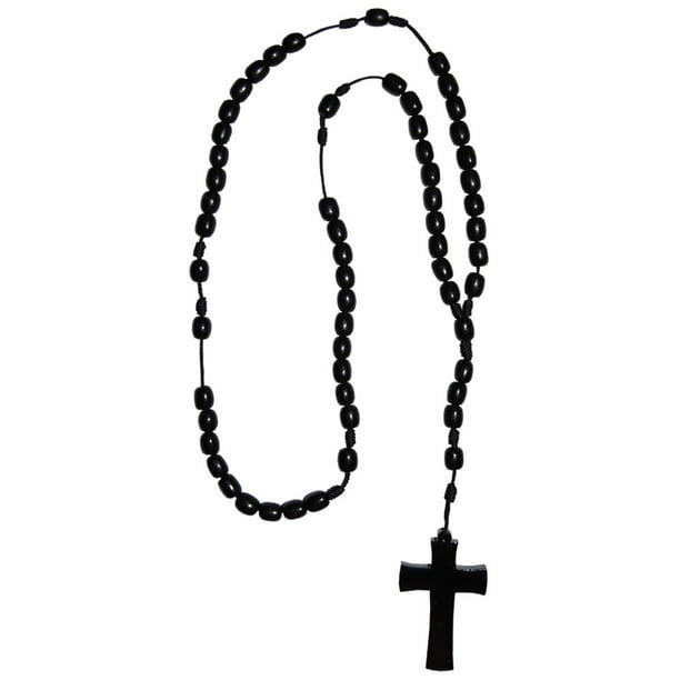 Black Rosary necklace